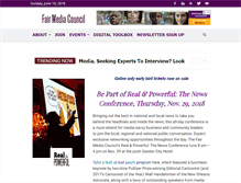 Tablet Screenshot of fairmediacouncil.org